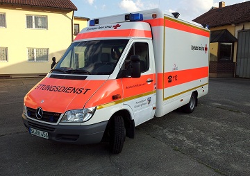 Rettungswagen der UGRD Mallersdorf